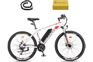Fafrees 26" Electric Bikes for Adults, 468Wh Removable Battery, Pedal Assist Ebikes for Men Women, 250W Electric Bicycle for City, 25KM/H 21-Speed MTB, HAILONG ONE