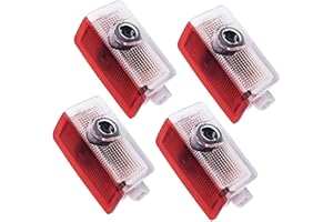 TENATU 4Pcs Compatible con Luces LED de Bienvenida Mercedes Benz, Proyector de Luz para Puerta de Coche, Accesorios para A B C E M G AMG W166 W176 W205 W212