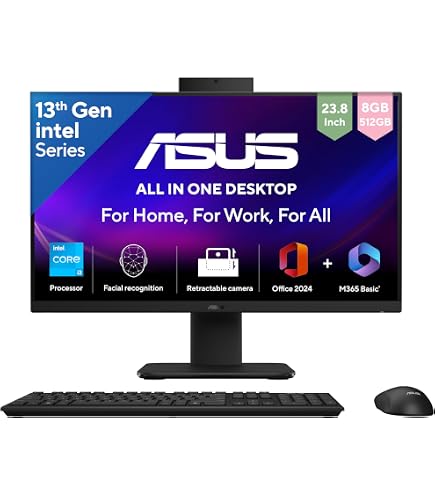 yuki ASUS AiO V440 All-in-One PC, 13th Gen Intel Core i3-1315U