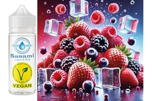 Frozen Berry Fusion - fraise framboise mûre Ice arôme concentré - Vegan - Sasami - 10 ml