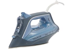 Rowenta DW4320 Express Steam Ferro da Stiro a Vapore, 2500W, 250 ml, Colpo Vapore 160 g/min, Piastra in Acciaio Inox, Sistema Anticalcare, Impugnatura Ergonomica, Protezione Antigoccia, Modalità Eco