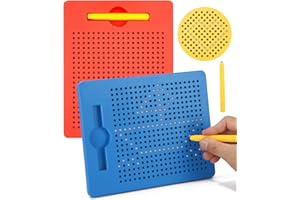Cotepi 3 Stück Magnetische Zeichentafel,Zaubertafel mit Stift,Pädagogisches Magnetische Maltafel,Magnetspiel Kinder für Kinder Ab 3 Jahre,Mädchen Jungen Geschenk