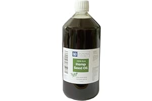 OURONS Hemp Seed Oil Virgin Cold Pressed Food Grade 1 Litre Best Carp Fishing Feed & Attract