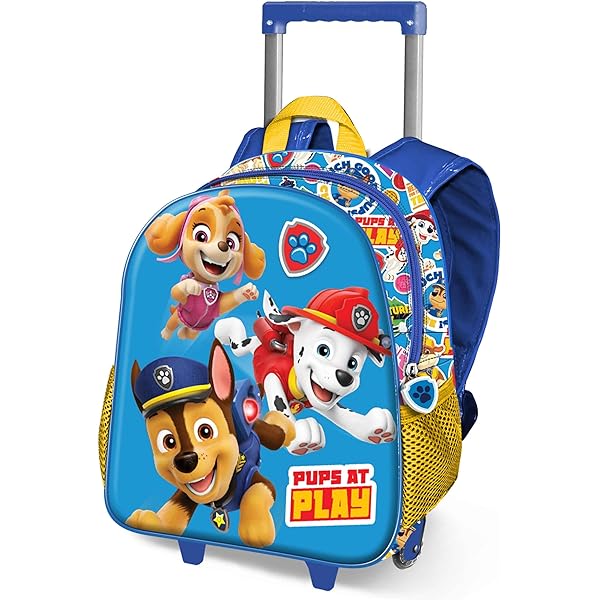 Paw Patrol Friendship 3D Brotdose – Frühstücksbox Mit Geprägtem 3D-Design, Schultergurt, Blau, Ca. 25,5x20 Cm