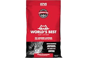 WORLD'S BEST CAT LITTER Worlds Best Cat Litter 14lb (6.36kg) Multiple Cat Unscented