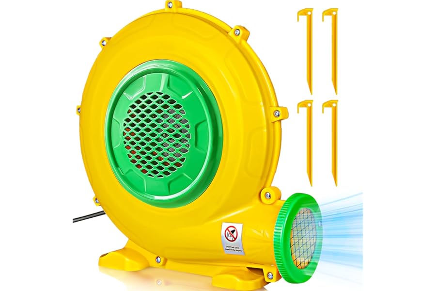Bouncy Castle Blower, Electric Inflatable Bouncer Air Blowers, Bouncy Castle Pump Fan for Inflatable Bounce House