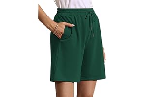 Migcaput Pantaloncini Sportivi Corsa da Donna Pantaloncini Donna Estivi Pantaloni Corti Pigiama Palestra Donna Cotone Shorts Casual Notte con Tasche