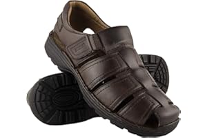 Zerimar Sandalias Hombre | Sandalias Trekking Hombre | Sandalias Hombre Senderismo | Sandalias Hombre Cuero | Sandalias Hombre Verano | Tallas del 40-50