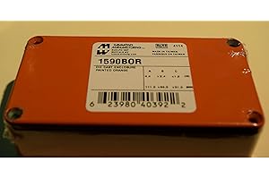 HAMMOND MANUFACTURING 1590bor Painted Aluminium 'stomp Box' Enclosure 112 X 60 X 31 Orange