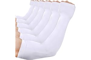 ‎BEISTER beister 6 Paar Ärmel Kühlung Armwärmer Cooling Arm Sleeves Tattoo Cover für Herren Damen