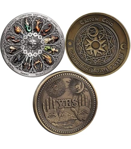 Pièce De Monnaie Guerrier Viking Porte-Bonheur ACGZQY - Valhalla Coin Avec Haches, Talisman Protection Mythologie Nordique