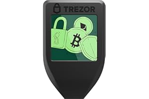 Trezor Model T - Crypto Hardware Wallet con Pantalla Táctil LCD, Protege Bitcoin y Miles de Monedas con Máxima Seguridad