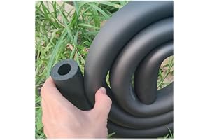 Svart Rörisolering Isoleringsrör av Skumplast, ID 6-110mm, TK 9-30mm Frostskyddsmedel Isoleringsrör för att Skydda Rör och Vä