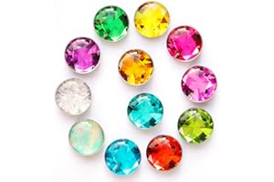 Cosylove 12 Kühlschrankmagnete aus Kristallglas, kreatives und niedliches Dekor für Kühlschrank, Büro, Schränke, Whiteboards und Fotos