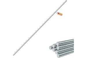 GeZu Impex Asta Filettata M4 1000 mm A4 Acciaio Inox Set di 4 Barra Completamente Filettata Rosca Destra Filettatura Asta Barra Perni Borchie