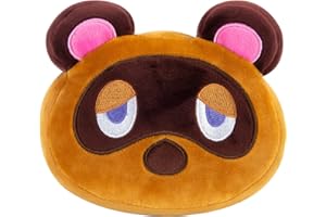 TOMY Club Mocchi Mocchi- Animal Crossing Tom Nook Junior 15cm Plush Stuffed Toy Super Soft Great for Kids and Collectors