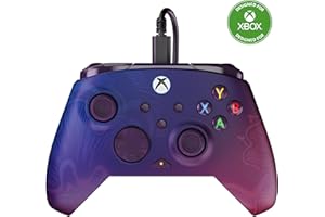 Turtle Beach Rematch Advanced Purple Fade Wired Gaming Controller - Lizenziert für Xbox Series X, S, Xbox One und Windows PC, mit zuweisbaren Tasten und Rumble-Feature-Motoren