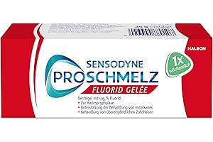 ‎PROSCHMELZ Sensodyne PROSCHMELZ Fluorid Gelée Dentalgel, wöchentliche Intensivbehandlung mit Fluorid, zur Kariesprophylaxe, 1x25g