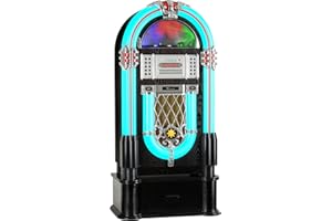 Beatfoxx GoldenAge des années 40/50 avec disque, cd, usb, lecteur mp3, radio, Bluetooth set support