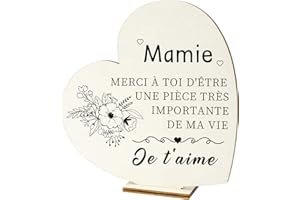 CRAHALEN Cadeau Mamie,Bonne Fete Mamie,Cadeau Fete Des Mamie,Cadeau Grand Mere,Cadeau Anniversaire Mamie,Cadeau Mamie Noel,Idee Cadeau Mamie,Cadeau Mamie Original,Planches D'amour Cadeau,Cadeau pour Mamie Noel