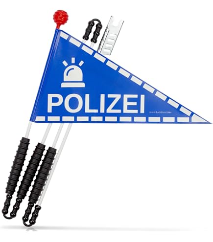 JOHNTOY 20626 - Sirène De Police Pour Vélo - Amusez-vous Comme Un Vrai Policier !