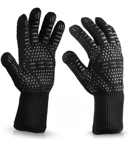 Guanti Da Barbecue Resistente Al Calore Fino A 800°C - Sicuri E Pratici - Foto 7