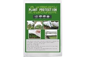 VEGAMALL Floragard 2 * 10m Winterschutz für Pflanzen Atmungsaktiv Frostschutz Vlies für Pflanzen Winterschutzvlies Gartenvlies Frostschutz Abdeckvlies für Pflanzen im Außenbereich 17gsm Weiß, FDG-001