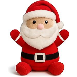 Webby Plush Santa Claus Soft Toys | Christmas Gift and Decorations for Home and Office | Birthday Gift | Adorable and Huggabl