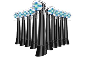 LOKOBATII IO Toothbrush Replacement Heads Compatible with Oral B iO 10 9 8 7 6 5 4 3 Series Electric Toothbrush, Compatible with Oral B iO Brush Heads,io Toothbrush Heads,Black