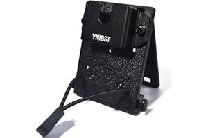 YNIBST Radio/Altavoz Micrófono Soporte para Cinturón, Universal Walkie Talkie Funda con molle, Compatible con Motorola BaoFeng Kenwood Midland Quansheng Radio (Versión Mejorada)