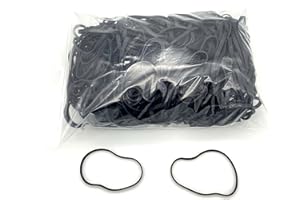 Progom - Elastiques - 120(Ø76) mm x 5mm - Noir - sac de 1kg