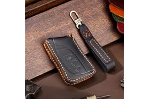 ontto Skórzane etui na kluczyki samochodowe pasuje do Lexus Es Ls Lc UX F is Nx Rx Lx Rc Ux200 Ls500H Lc500H Es300H Es200, Ux250, Ls350, Es350, Es260, etui na klucze, etui na klucze, 3 4 przyciski