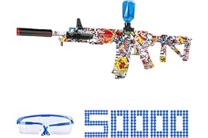 AZJ G770 Gel Blaster - Electric Gel Blaster with 50,000 Rounds and Goggles | Outdoor Shooting Sports Toy, Gift Game for Adults and Teens Aged 12…