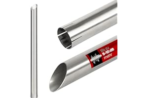 AGEX Mittelschalldämpfer MSD Attrappe für den VW Golf VII GTI Performance ab 2017 | Edelstahl gebürstet | Auspuffanlage Sportauspuff | Golf 7