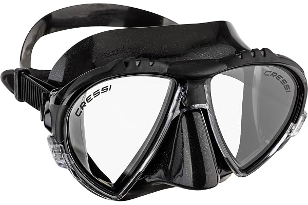 CRESSI Matrix - Masque Matrix ou Ensemble Combiné Masque + Tuba Gamma pour la Plongée et l'Apnée, Taille Unique, Unisex