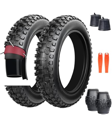 Lot De 2 Chambres à Air Vélo 20x3.0/26x3.0 - Valve Schrader AV35 Mm - Pour Fat Bike, VTT, Vélo Électrique