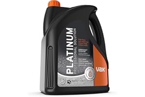 Vax Platinum Professional 4L Carpet Cleaner Solution, Stain Remover Shampoo, Rose Burst Scent, Neutralises Pet Odours, 1-9-142060, Charcoal