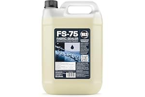 HLS Supplies 5L FS-75 Fabric Sealer - Waterproof Spray for Fabric - Tent Waterproofing for Awnings, Boat Covers, Garden Furniture