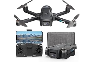 Toladrone Drone avec Caméra 4K Drones GPS pour Adultes Retour Automatique Transmission WiFi 5G Suivez-moi Moteur sans Balais, Quadricoptère Pliable pour Débutants, TL16GPS