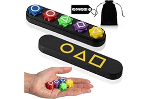 Destiny SM Gonggi - Dados Juego de Calamar, Juego Coreano insipirado en la Serie de el Juego del Calamar, Gonggi Set con Bolsa para Guardar, Mejora Coordinación y Concentración.