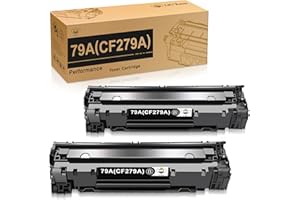 CMYBabee Cartouche de Toner CF279A Compatible pour HP 79A Toner pour HP m12w HP Laserjet Pro M12w M12 M12a HP Laserjet Pro MFP M26nw M26 M26a Imprimante (2 Noir)