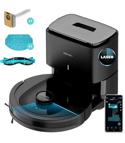 Lefant M2 Pro Robot Aspirateur Laveur 6000Pa Avec Station Vidage Automatique