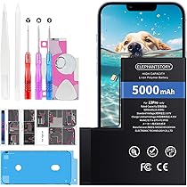 Batterie De Remplacement Pour IPhone 12/12 Pro - 5000 MAh, Avec Outils De Réparation
