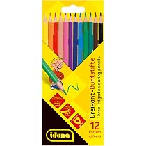 10 Feutres Duo Idena - 2 Pointes (fine Et épaisse) - Couleurs Vives Et Lavables - Parfait Pour Enfants Et Créatifs