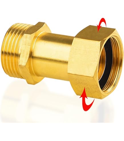 Gomito Ottone 45° 3/4" | Racordo Idraulico | Giallo | Per Tubazioni - Foto 8