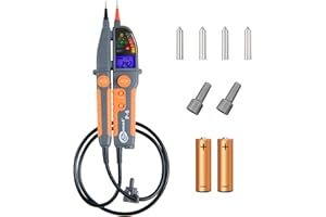 SONEL P-6 Indicatore di Tensione Bipolare Avanzato con Identificazione della Fase e Misure Automatiche fino a 1000V - Schermo LCD, Allarmi Sonori, IP65, CAT IV