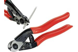 LABABE Cavo Metallico da 190 mm e tronchesi, tronchese da 190 mm Cavo Metallico e tronchesi con impugnature morbide