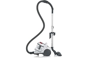 SEVERIN CY 7106 Aspirapolvere Multiciclone Senza Sacchetto, Aspirapolvere Senza Sacco per Pavimenti, Parquet e Moquette, Aspirapolvere Potente con Filtro Anti-allergeni
