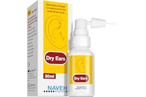NAVEH PHARMA® Dry Ears | Swimmers Ear Drops Spray - Ear Drying Drops for Swimmers Adults and Kids/Remove Water Trapped in Ears and Hearing Loss (30 ML)