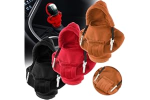 LXWINNER Lustige Schaltknauf Hoodie,Universelles Auto-Schalthebel-Innendekorationszubehör,Staubdichter Schutz Auto Schaltknauf Abdeckung,Dekoration Für Manuelles Oder Automatisches,Schaltknauf Abdeckung Hoodie